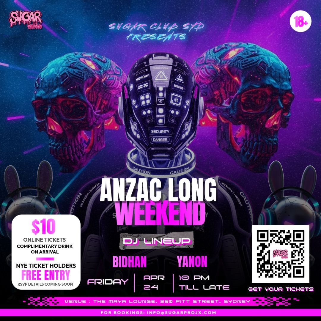 ANZAC Long Weekend poster