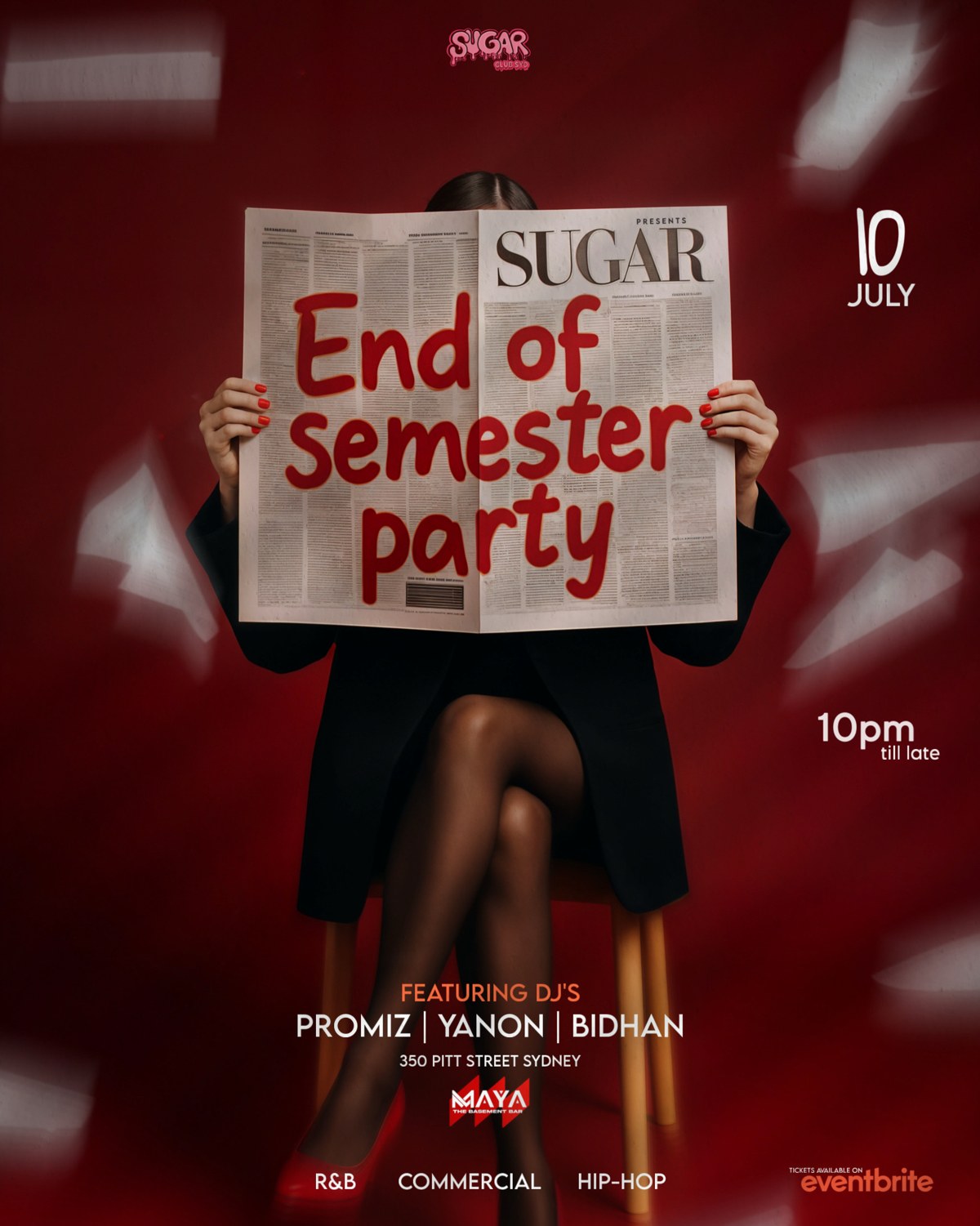 End of Semester Party poster